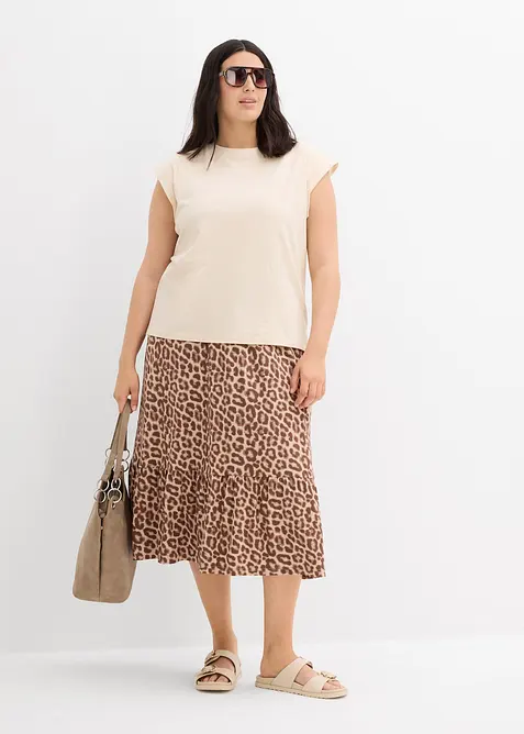 Jersey rok in een viscosemix, bonprix