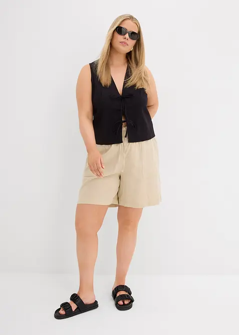 Linnen short, bonprix