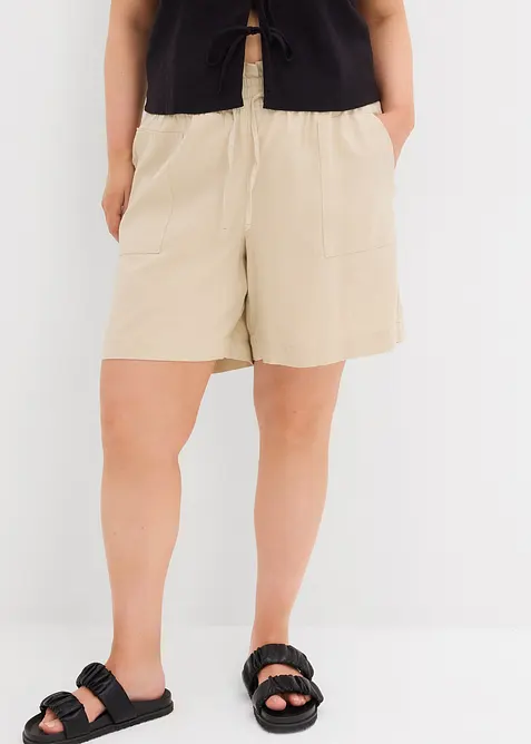 Linnen short, bonprix
