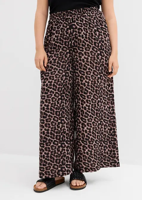 Palazzo broek van mousseline, bonprix