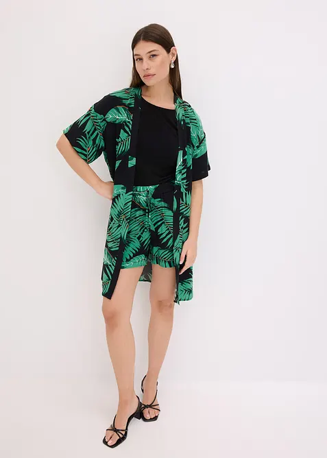 Kimono blouse van soepele viscose, bonprix
