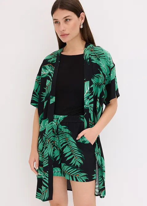 Kimono blouse van soepele viscose, bonprix