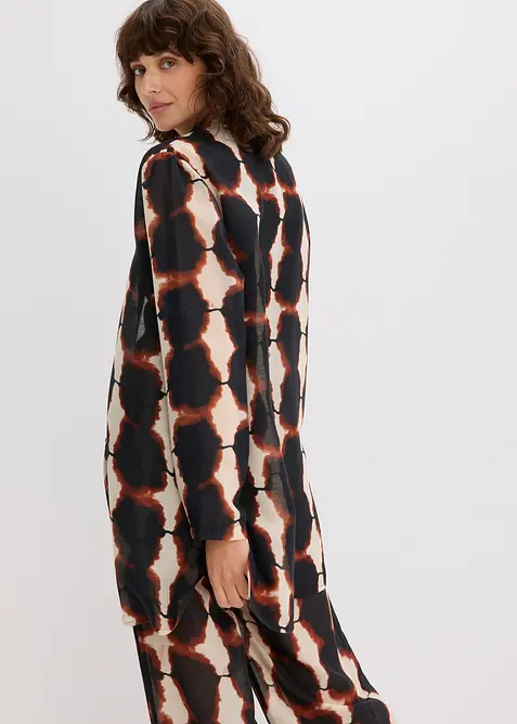 Lange blouse in batik dessin, bonprix