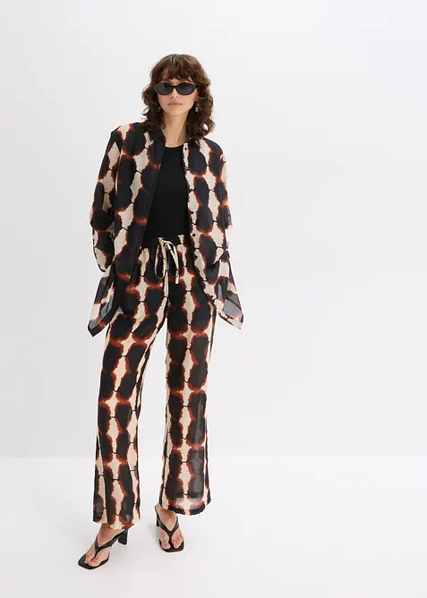 Lange blouse in batik dessin, bonprix