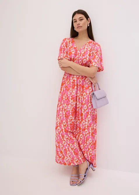 Gedessineerde maxi jurk, bonprix