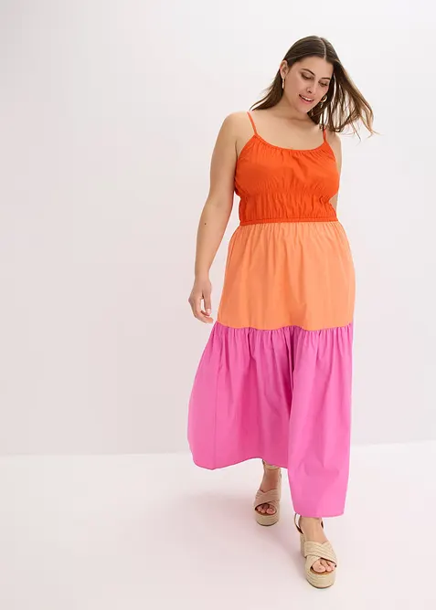 Jurk met spaghettibandjes, bonprix