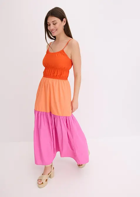 Jurk met spaghettibandjes, bonprix