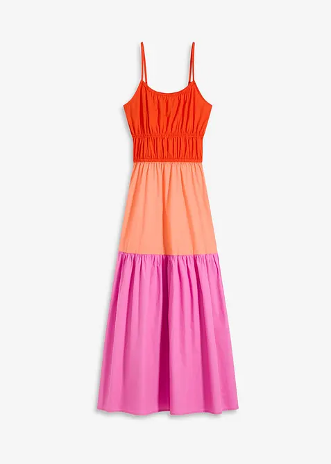 Jurk met spaghettibandjes, bonprix