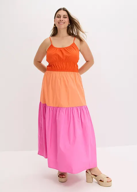 Jurk met spaghettibandjes, bonprix