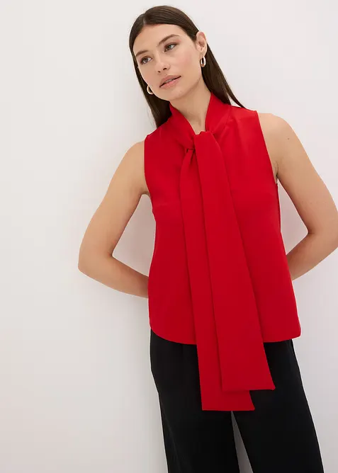 Top met strikkraag, bonprix