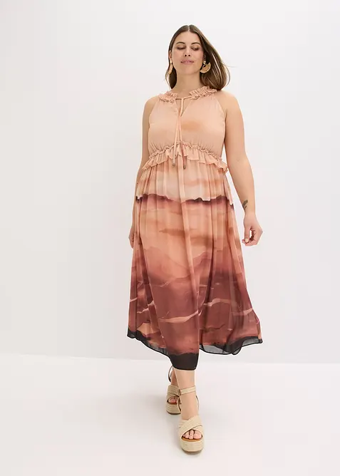 Chiffon jurk, bonprix