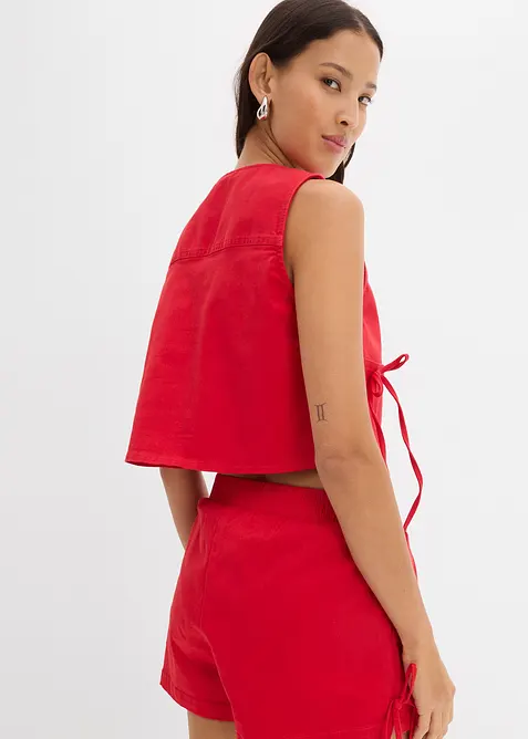 Twill bodywarmer in een elastische katoenmix, bonprix