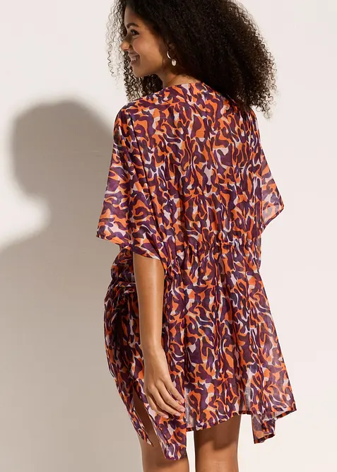 Kimono blouse met strikdetail, bonprix