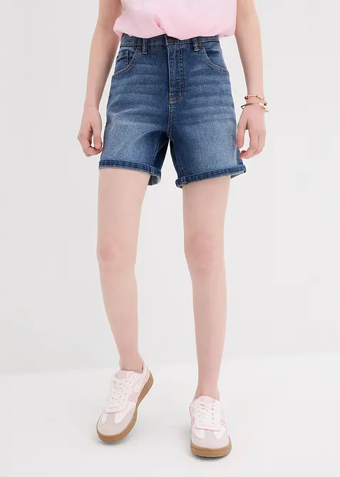 Jeans bermuda mid waist, bonprix