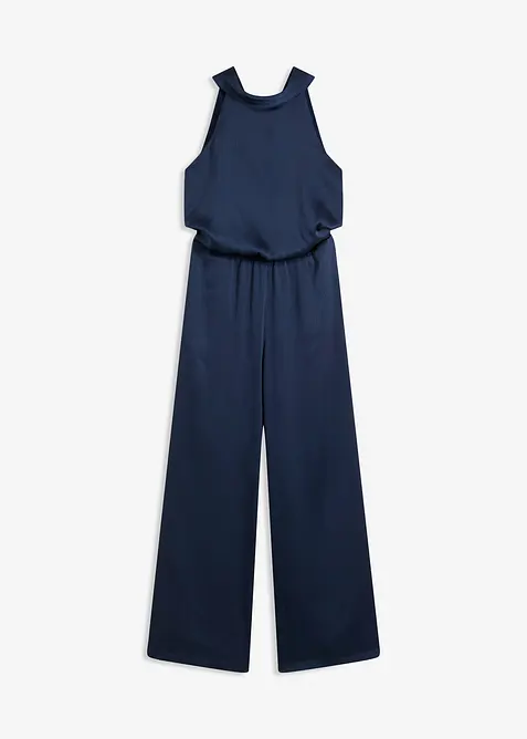 Jumpsuit van gestructureerd satijn, bonprix