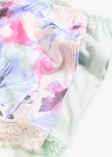 Slaapshort ( set van 2) gemaakt van een zachte viscosemix, bonprix