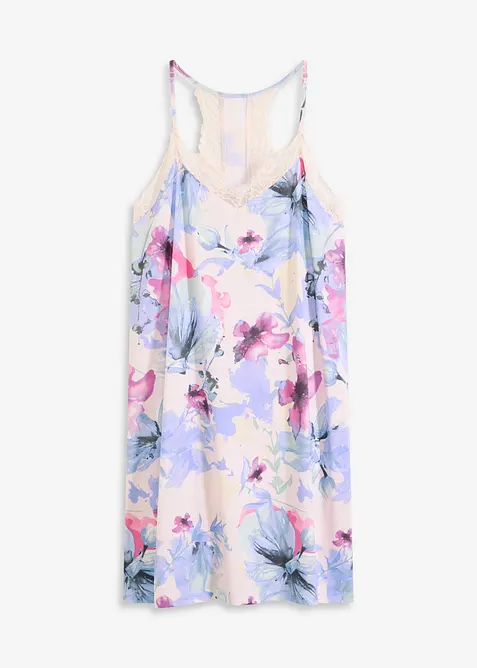 Kort nachthemd in een zachte viscosemix, bonprix