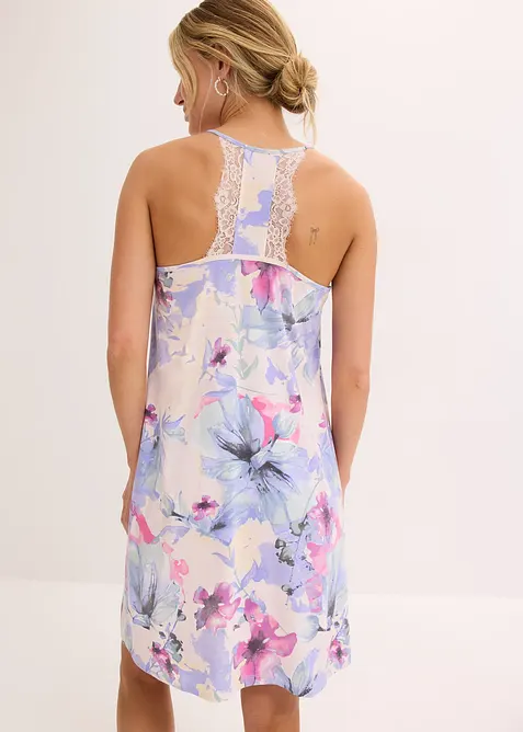 Kort nachthemd in een zachte viscosemix, bonprix