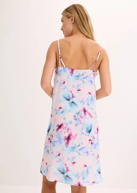 Lang nachthemd van glanzend satijn, bonprix