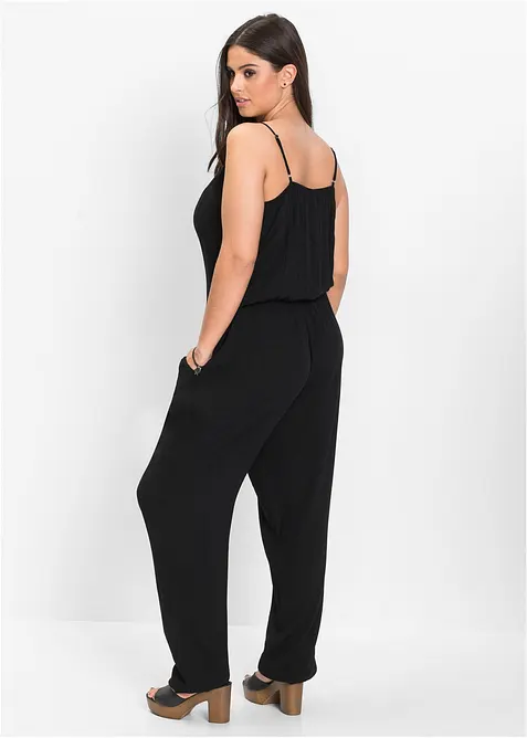 Jumpsuit van gestructureerde viscose, bonprix