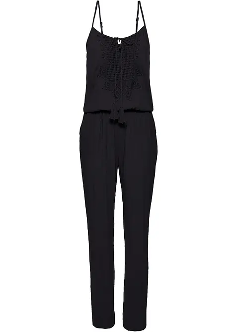 Jumpsuit van gestructureerde viscose, bonprix