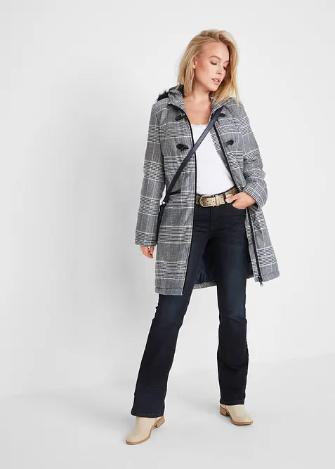 Bootcut stretch jeans, mid waist, bonprix