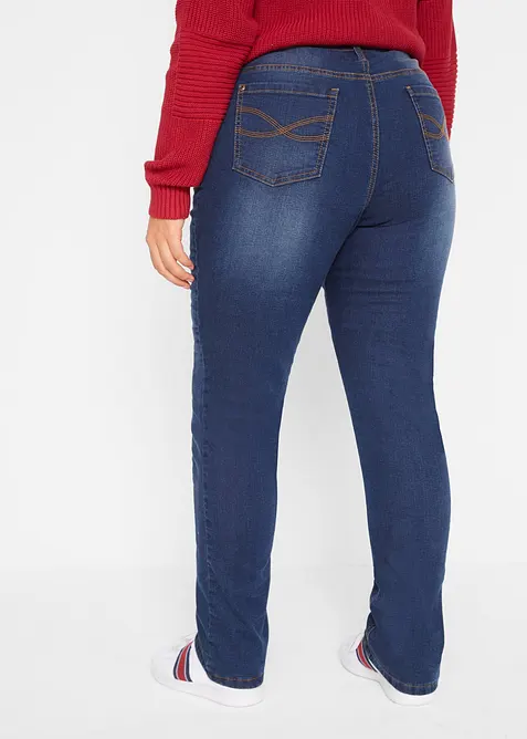 Thermojeans, straight high waist, bonprix