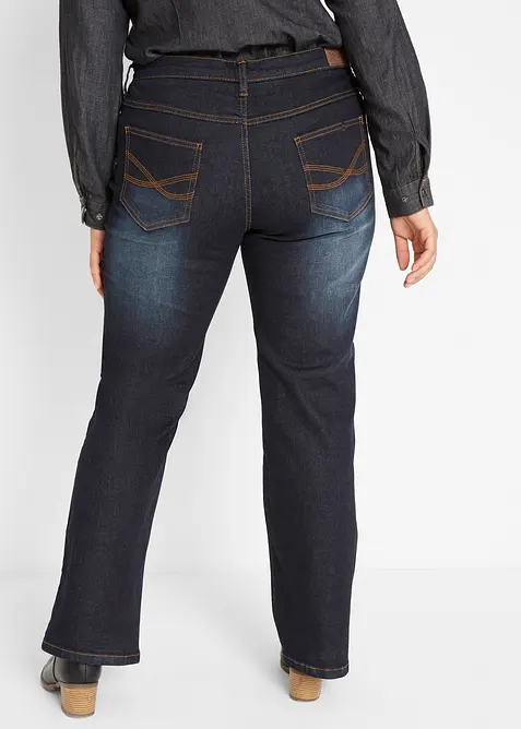 Boorcut jeans met corrigerend effect, mid waist, bonprix