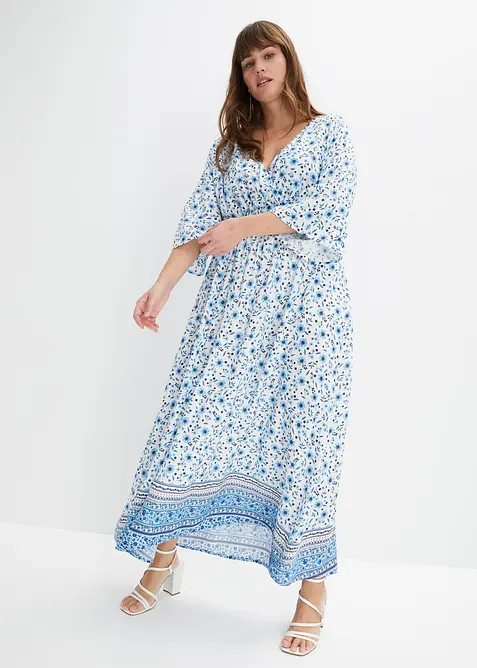 Maxi jurk van pure viscose, bonprix