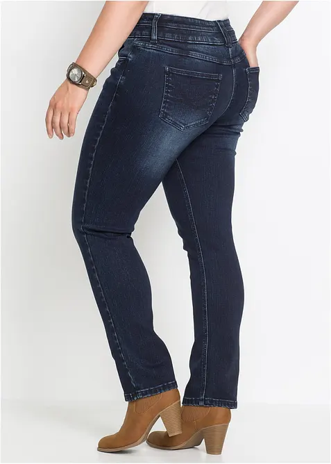 Corrigerende slim fit ultra soft jeans, high waist, bonprix