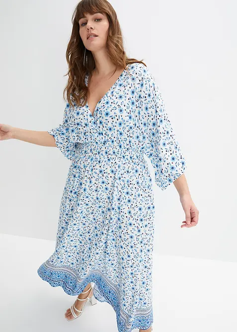 Maxi jurk van pure viscose, bonprix