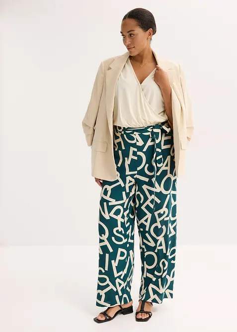 Marlene Dietrich broek met strikceintuur, bonprix