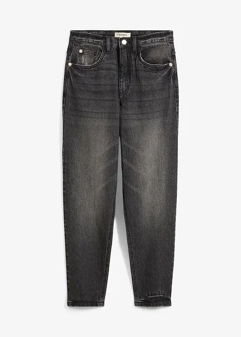 High waist mom jeans, cropped, bonprix