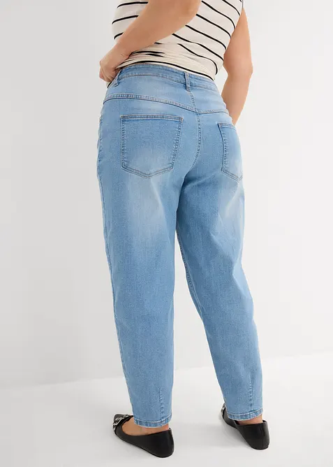 High waist barrel jeans, cropped, bonprix