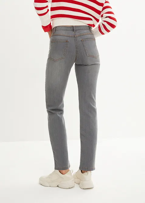Straight jeans mid waist, stretch, bonprix