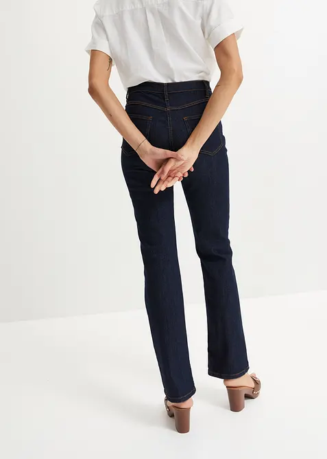 Straight jeans mid waist, stretch, bonprix