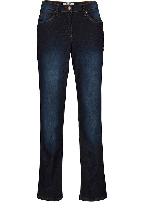 Straight jeans mid waist, stretch, bonprix