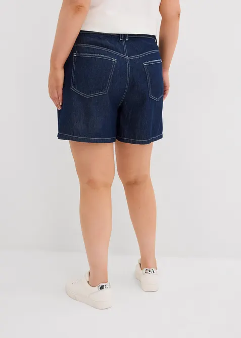 Jeans short high waist, low stretch, bonprix