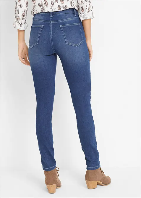 Slim jeans mid waist, stretch, bonprix