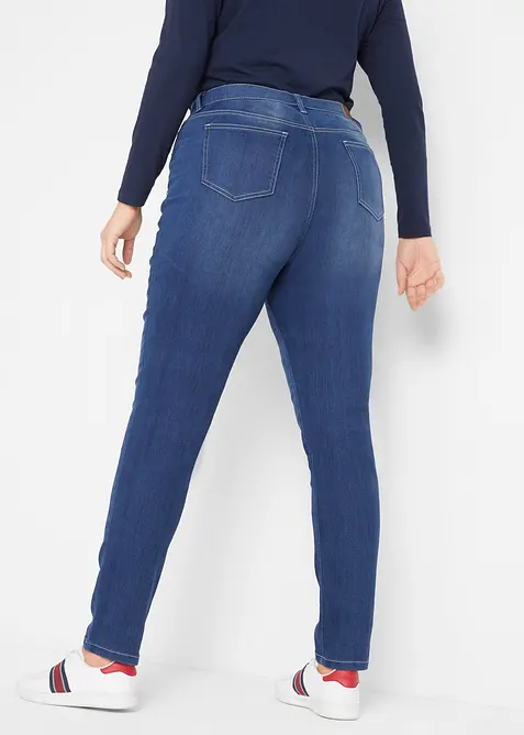 Slim jeans mid waist, stretch, bonprix