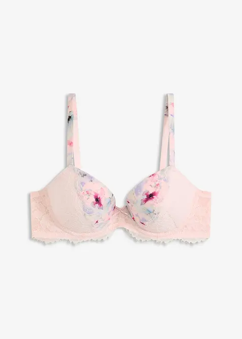 Voorgevormde bh van glanzend materiaal, bonprix