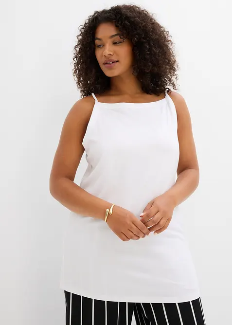 Top van een elastische katoenmix, bonprix