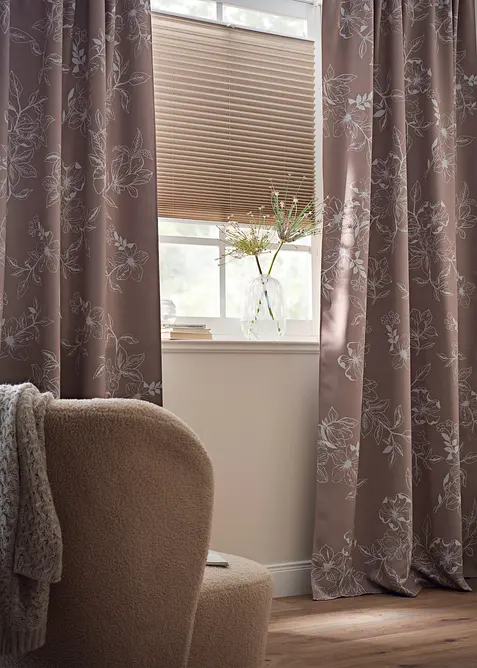 Plisségordijn met structuur, bonprix