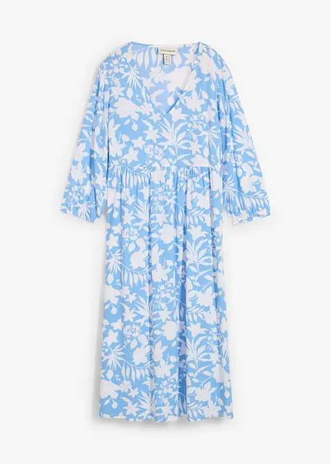 Midi jurk van soepele viscose, bonprix