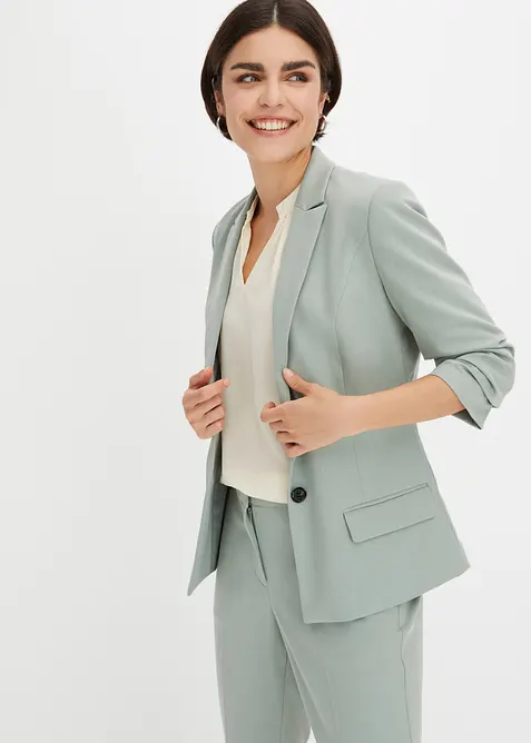 Blazer met gedrapeerde mouwen, bonprix