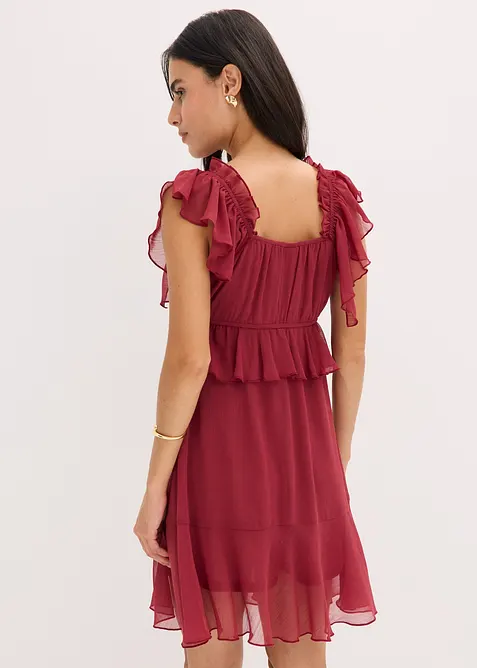 Jurk van chiffon in A-lijn, bonprix