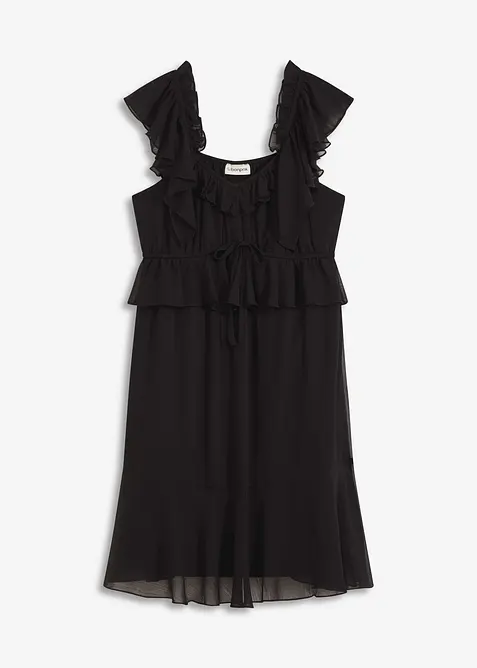 Jurk van chiffon in A-lijn, bonprix