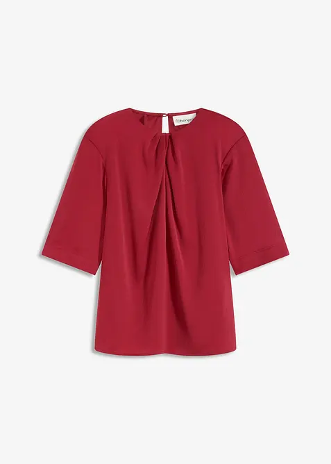 Blouse van glanzend satijn, bonprix