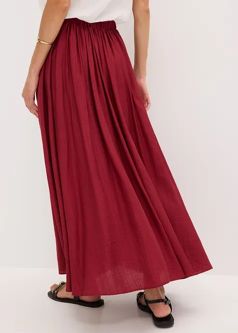 Maxirok van gestructureerde crinkle, bonprix