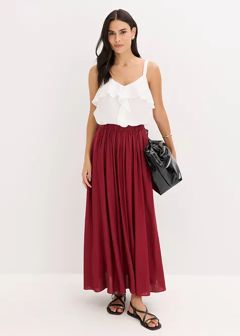 Maxirok van gestructureerde crinkle, bonprix